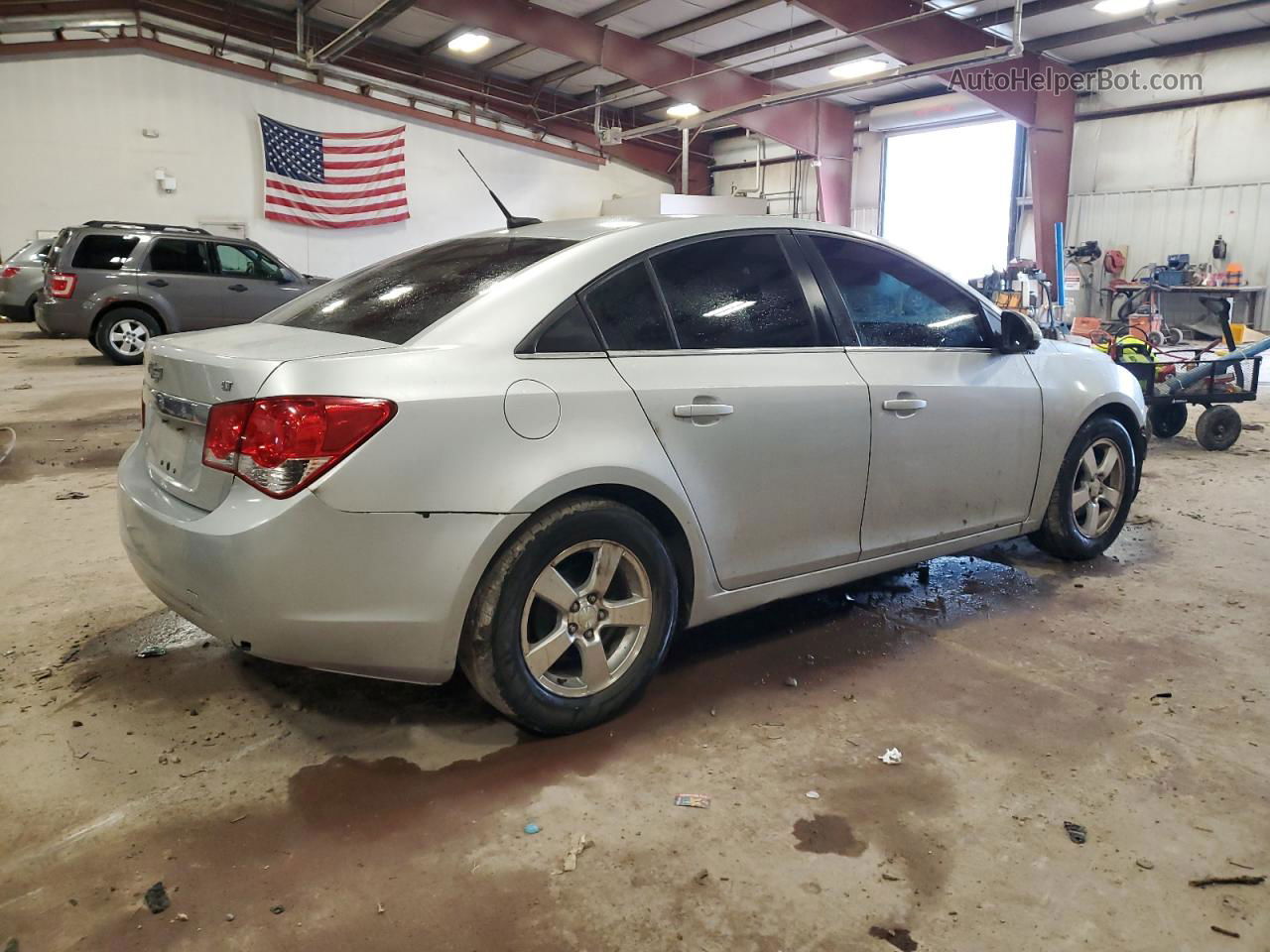 2014 Chevrolet Cruze Lt Silver vin: 1G1PC5SBXE7226779