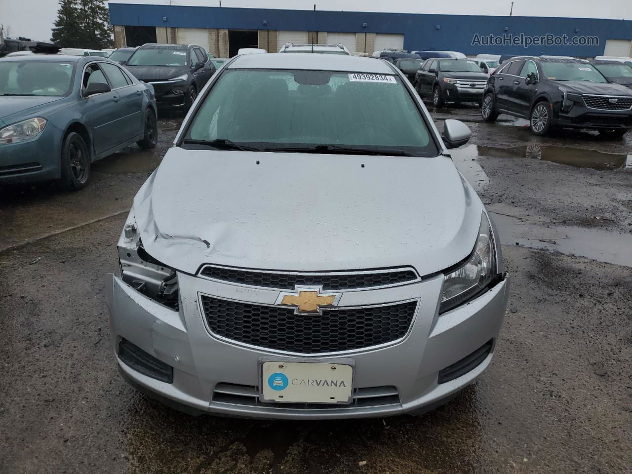 2014 Chevrolet Cruze Lt Серебряный vin: 1G1PC5SBXE7233456