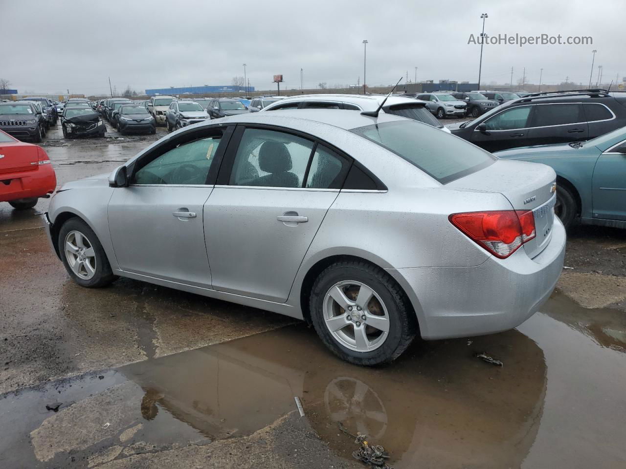 2014 Chevrolet Cruze Lt Silver vin: 1G1PC5SBXE7233456