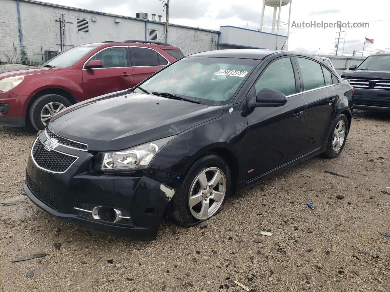 2014 Chevrolet Cruze Lt Черный vin: 1G1PC5SBXE7310858