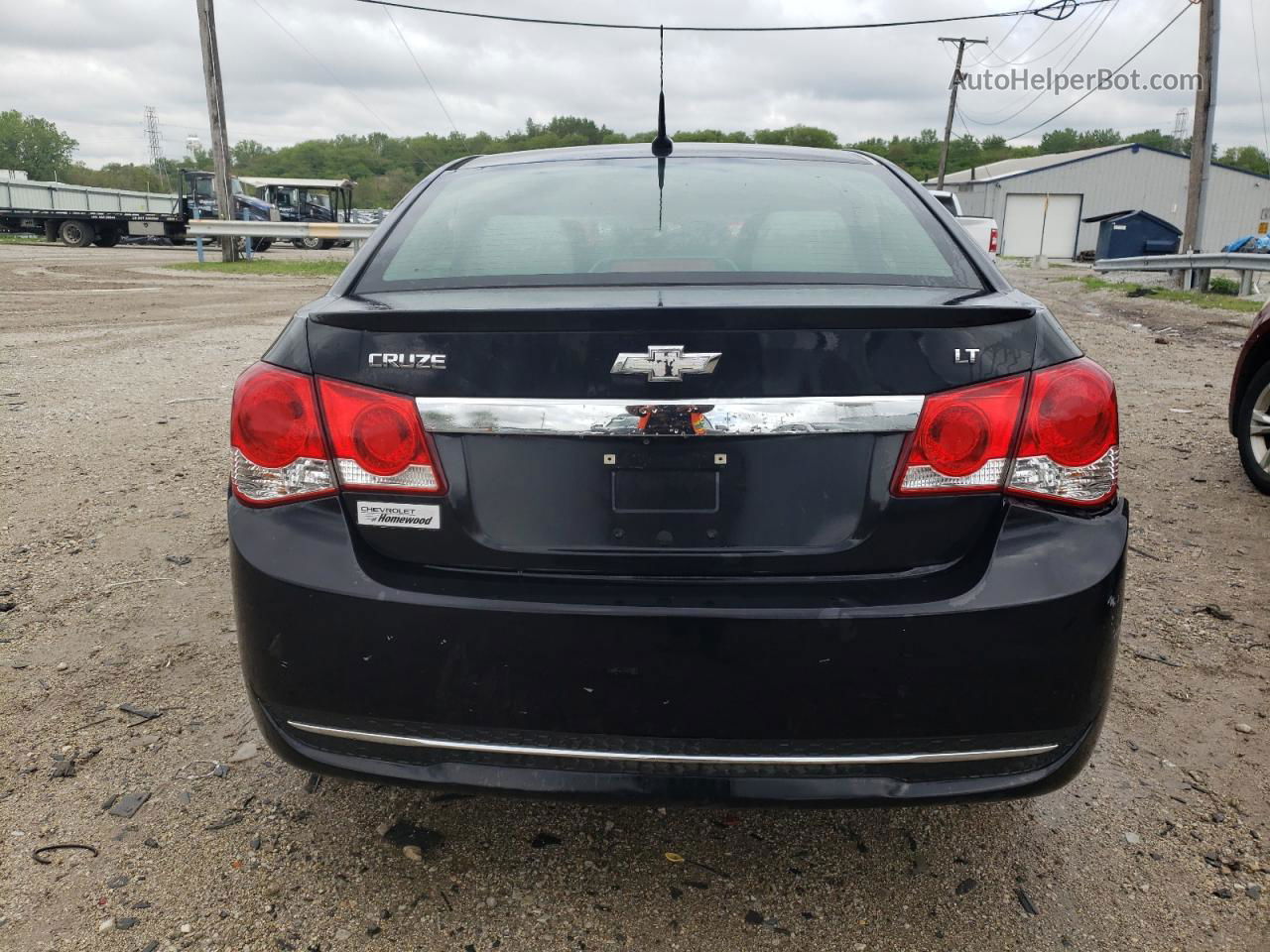 2014 Chevrolet Cruze Lt Black vin: 1G1PC5SBXE7310858