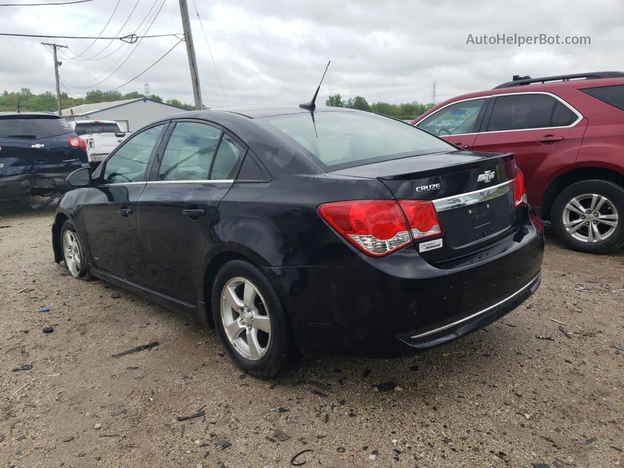 2014 Chevrolet Cruze Lt Black vin: 1G1PC5SBXE7310858