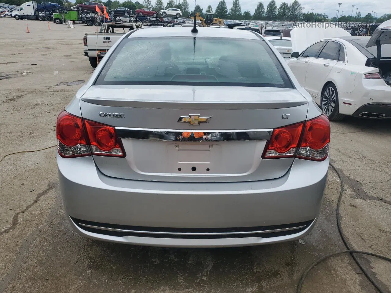 2014 Chevrolet Cruze Lt Silver vin: 1G1PC5SBXE7396057