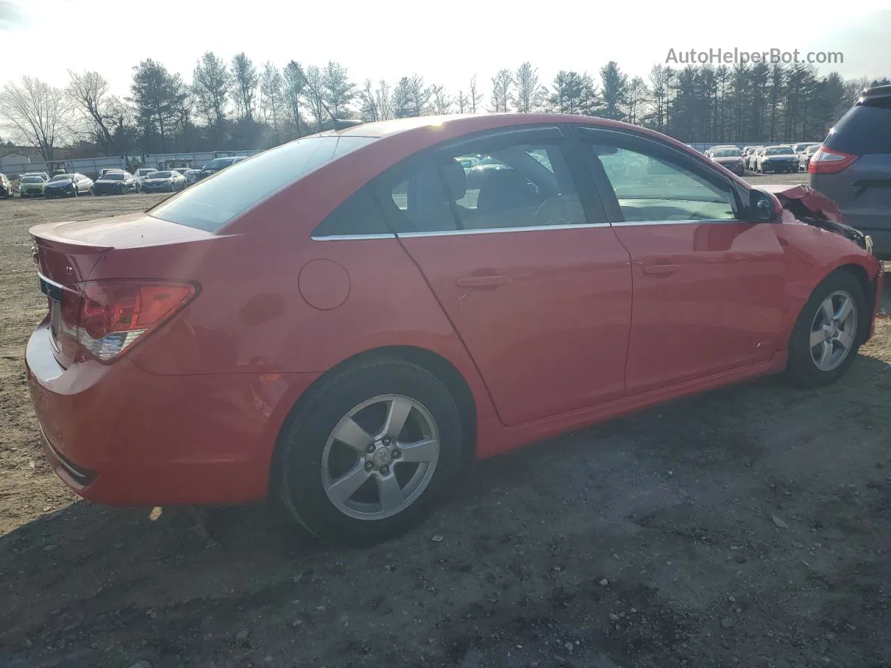 2014 Chevrolet Cruze Lt Красный vin: 1G1PC5SBXE7401760