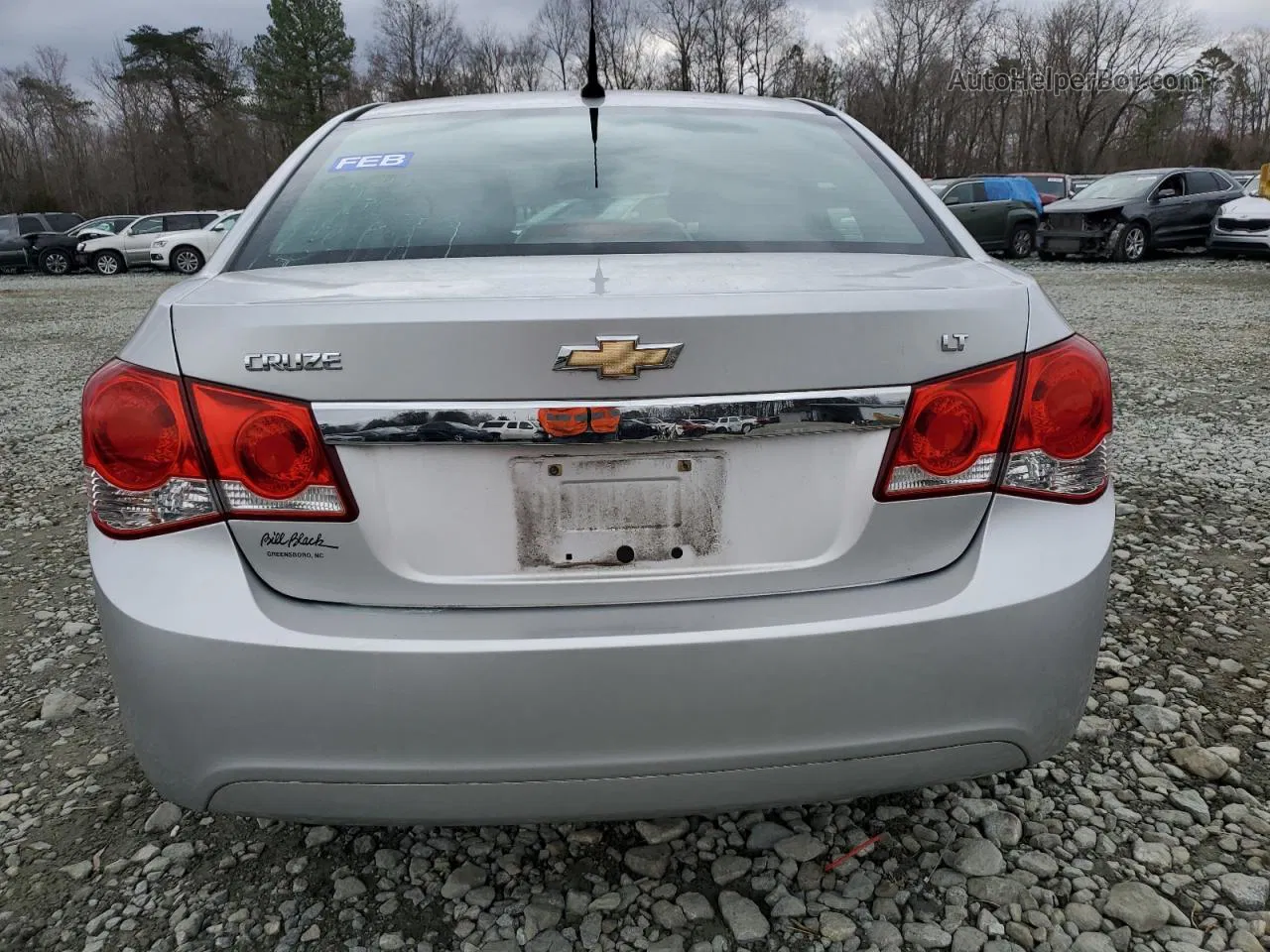 2014 Chevrolet Cruze Lt Silver vin: 1G1PC5SBXE7402004