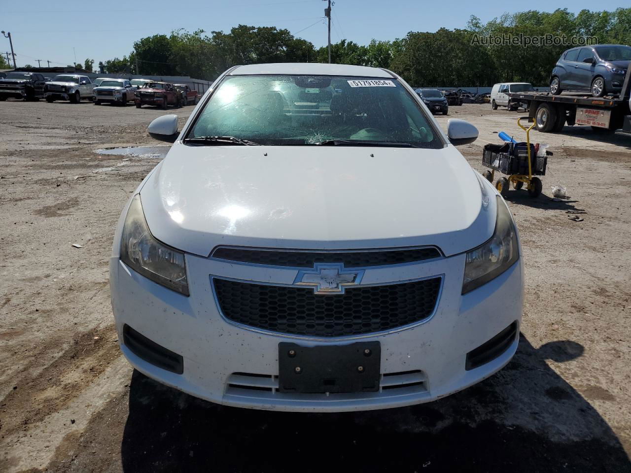 2014 Chevrolet Cruze Lt Белый vin: 1G1PC5SBXE7430112