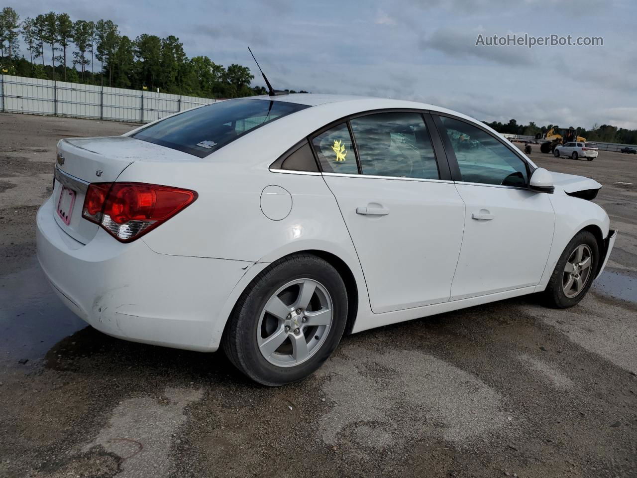 2014 Chevrolet Cruze Lt White vin: 1G1PC5SBXE7454099