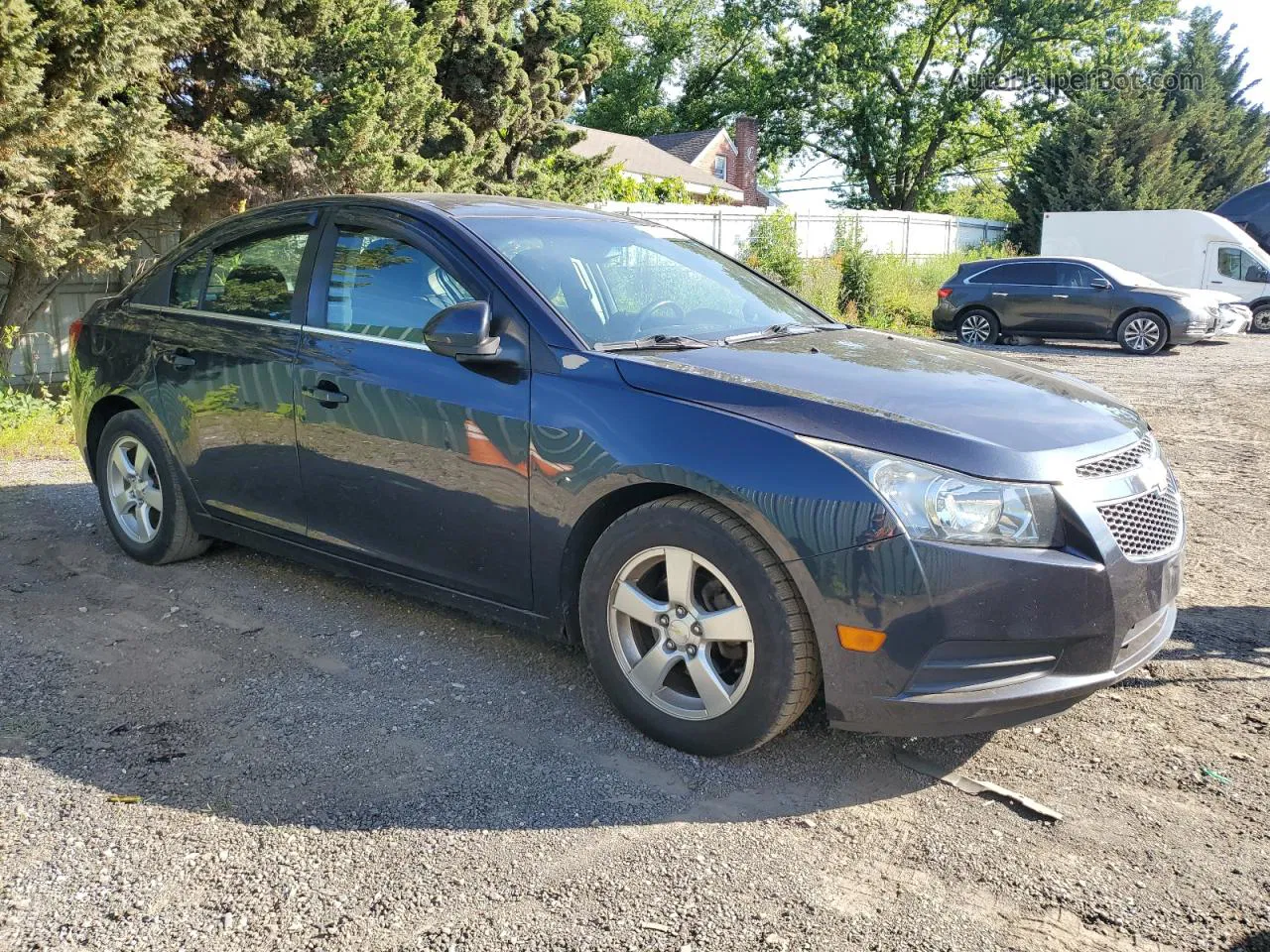 2014 Chevrolet Cruze Lt Blue vin: 1G1PC5SBXE7477205