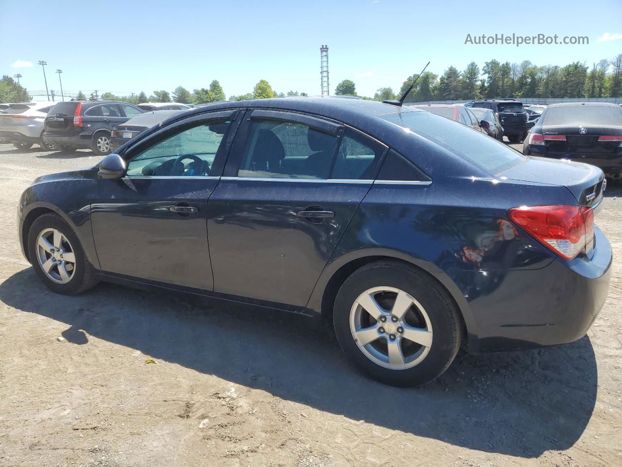 2014 Chevrolet Cruze Lt Blue vin: 1G1PC5SBXE7477205