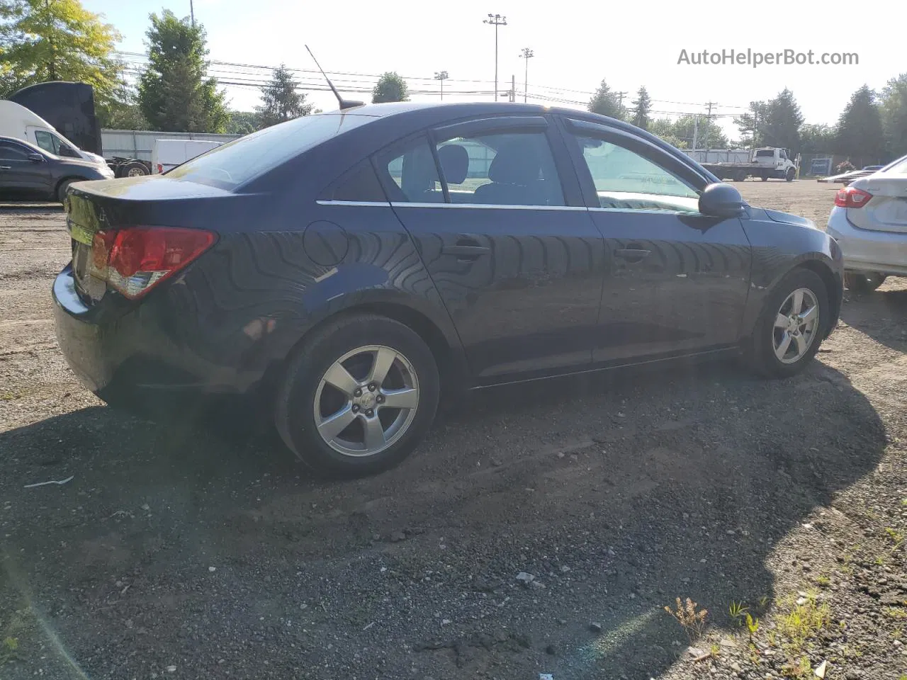 2014 Chevrolet Cruze Lt Blue vin: 1G1PC5SBXE7477205