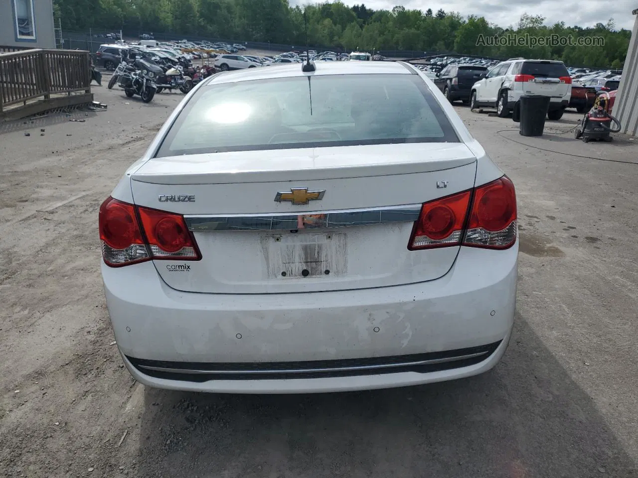 2015 Chevrolet Cruze Lt Белый vin: 1G1PC5SBXF7113996