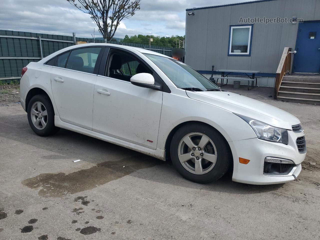 2015 Chevrolet Cruze Lt White vin: 1G1PC5SBXF7113996