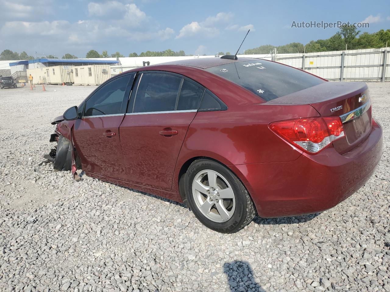 2015 Chevrolet Cruze Lt Maroon vin: 1G1PC5SBXF7136095