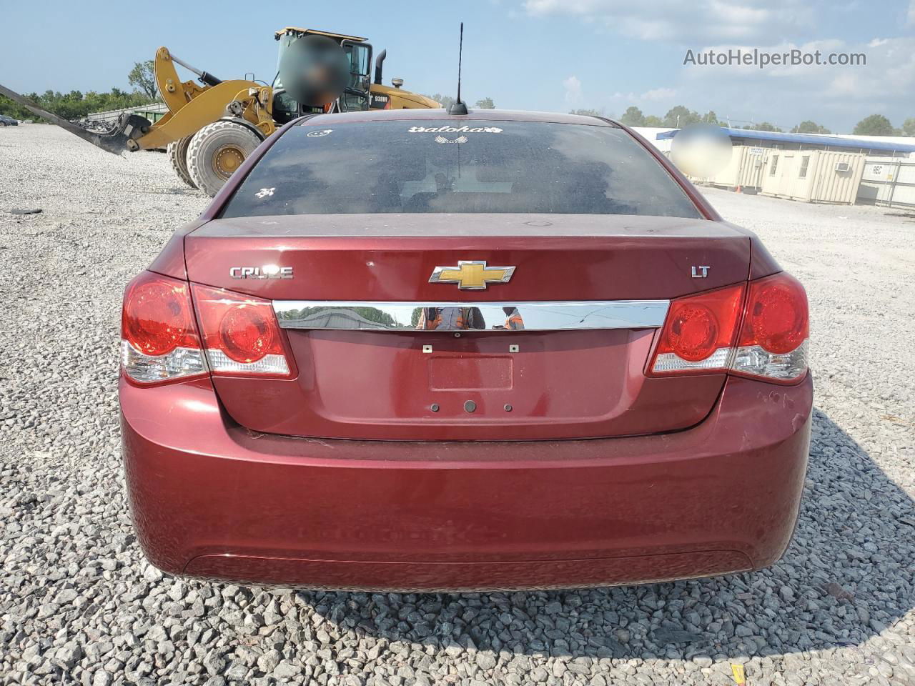 2015 Chevrolet Cruze Lt Maroon vin: 1G1PC5SBXF7136095