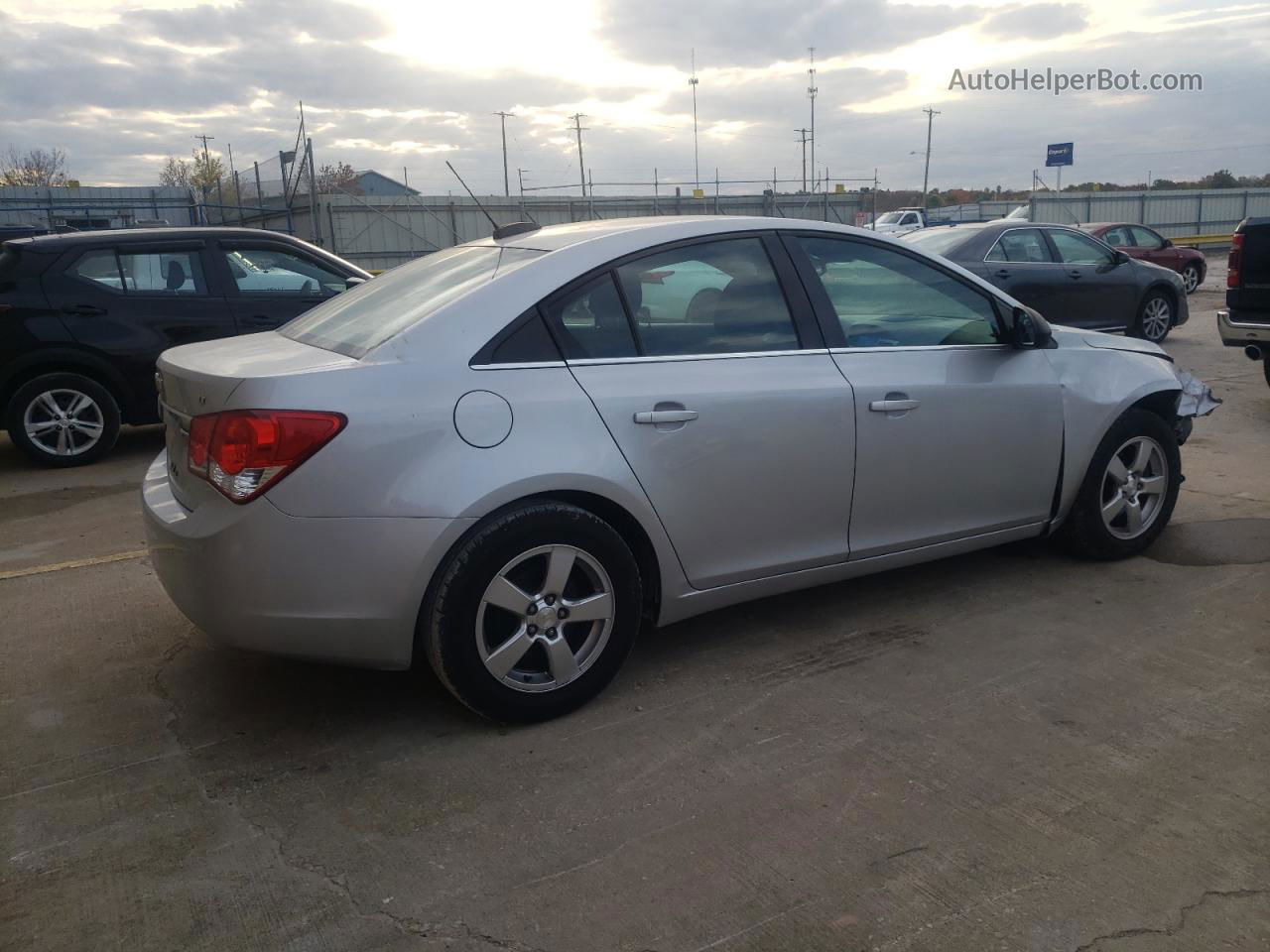 2015 Chevrolet Cruze Lt Silver vin: 1G1PC5SBXF7140888