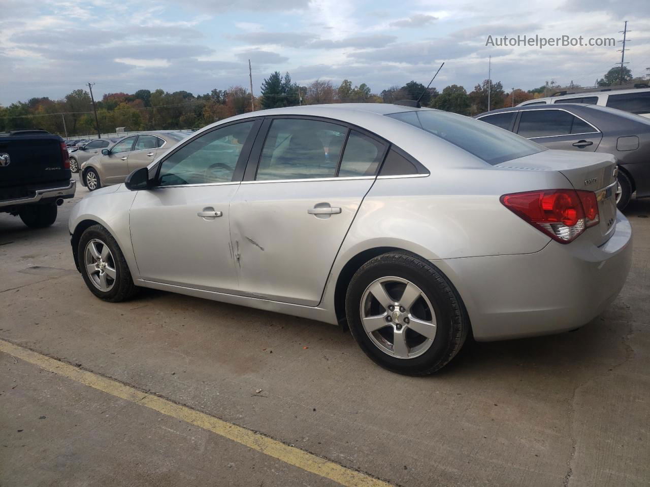 2015 Chevrolet Cruze Lt Silver vin: 1G1PC5SBXF7140888