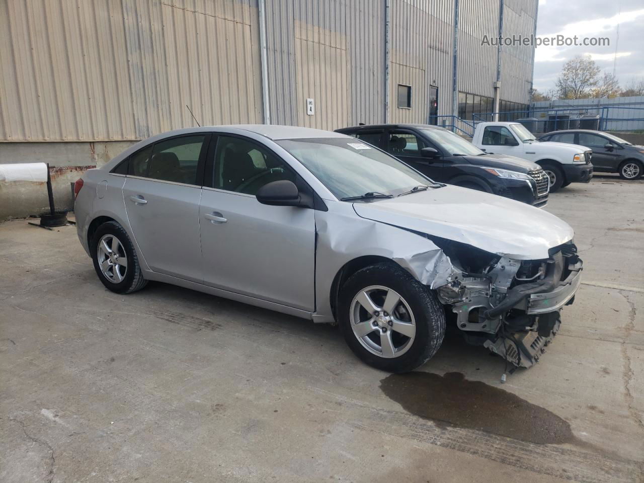 2015 Chevrolet Cruze Lt Silver vin: 1G1PC5SBXF7140888