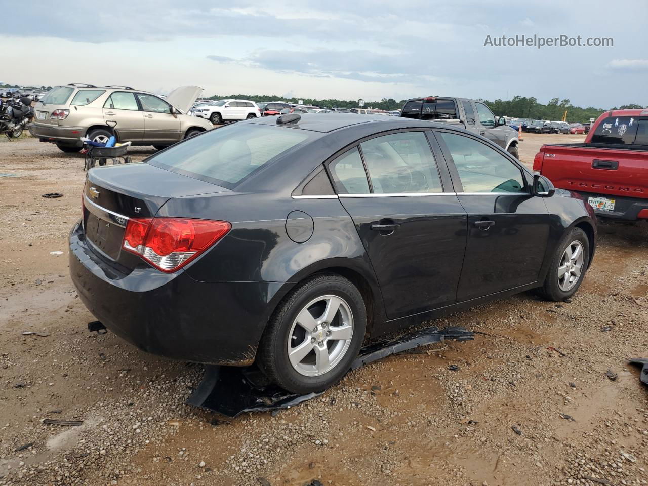 2015 Chevrolet Cruze Lt Черный vin: 1G1PC5SBXF7170201