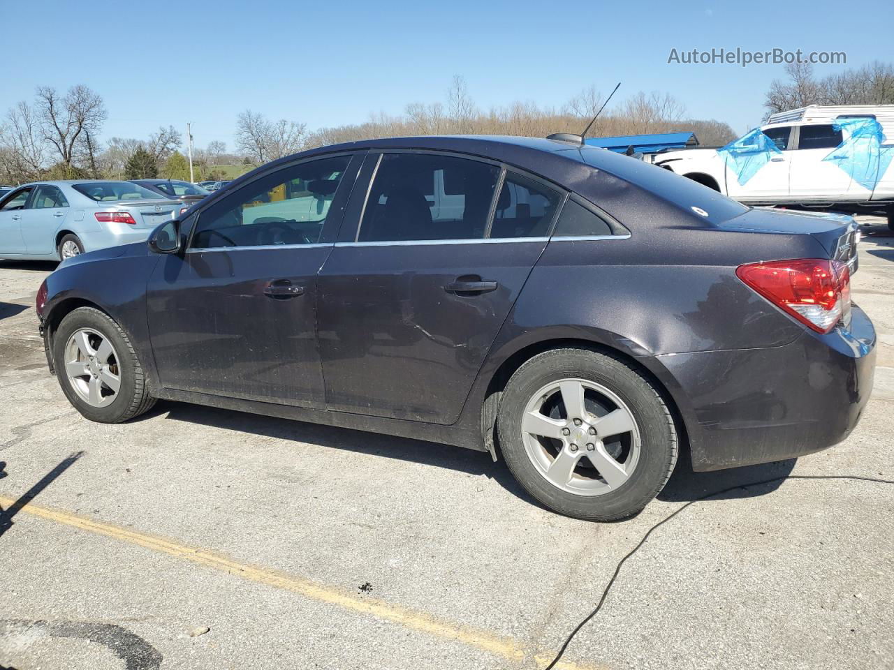 2015 Chevrolet Cruze Lt Gray vin: 1G1PC5SBXF7174524