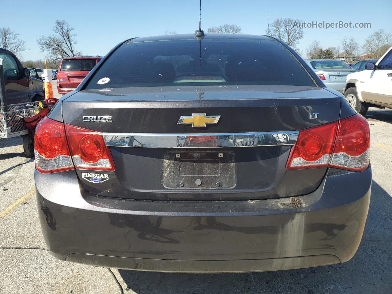 2015 Chevrolet Cruze Lt Gray vin: 1G1PC5SBXF7174524