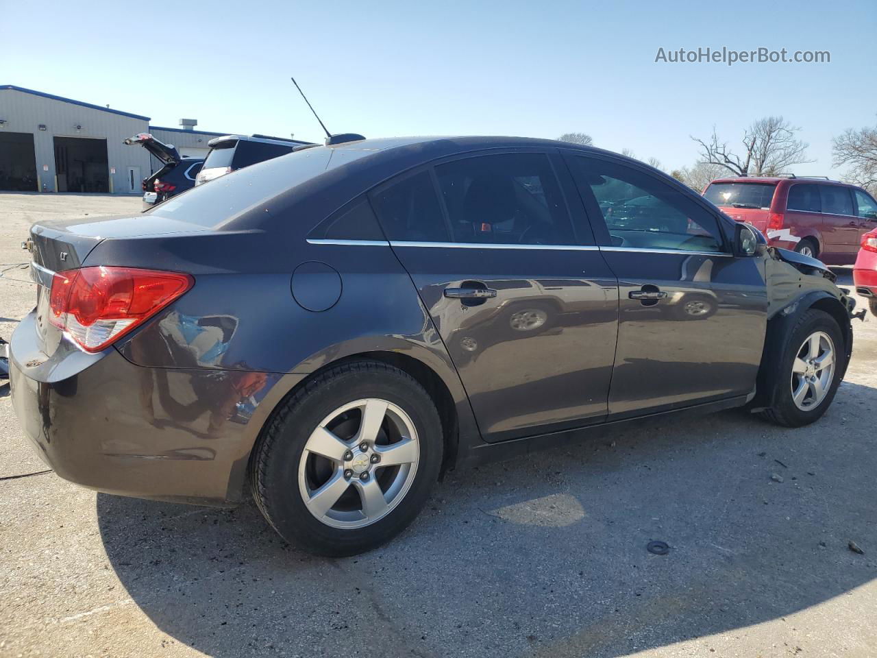 2015 Chevrolet Cruze Lt Gray vin: 1G1PC5SBXF7174524