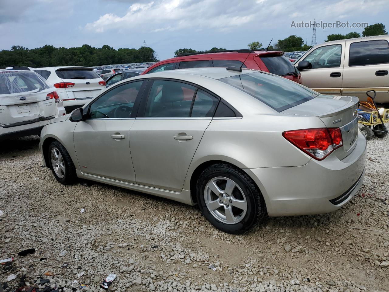 2015 Chevrolet Cruze Lt Beige vin: 1G1PC5SBXF7215380