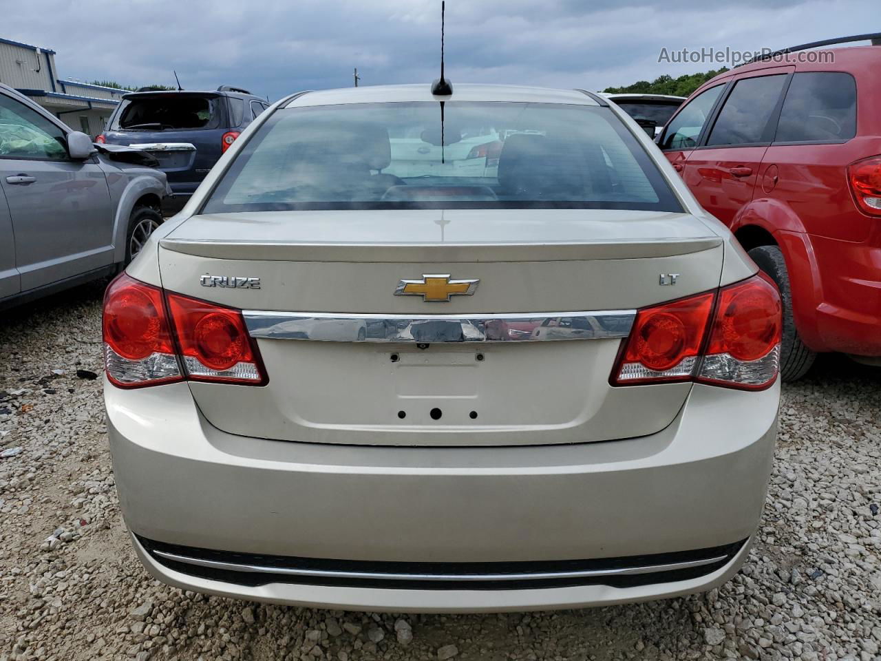 2015 Chevrolet Cruze Lt Beige vin: 1G1PC5SBXF7215380