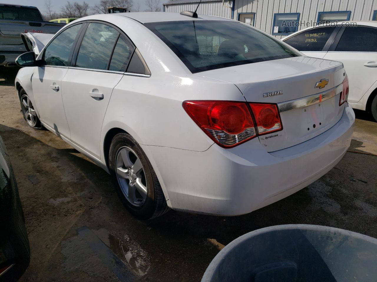 2015 Chevrolet Cruze Lt White vin: 1G1PC5SBXF7241574