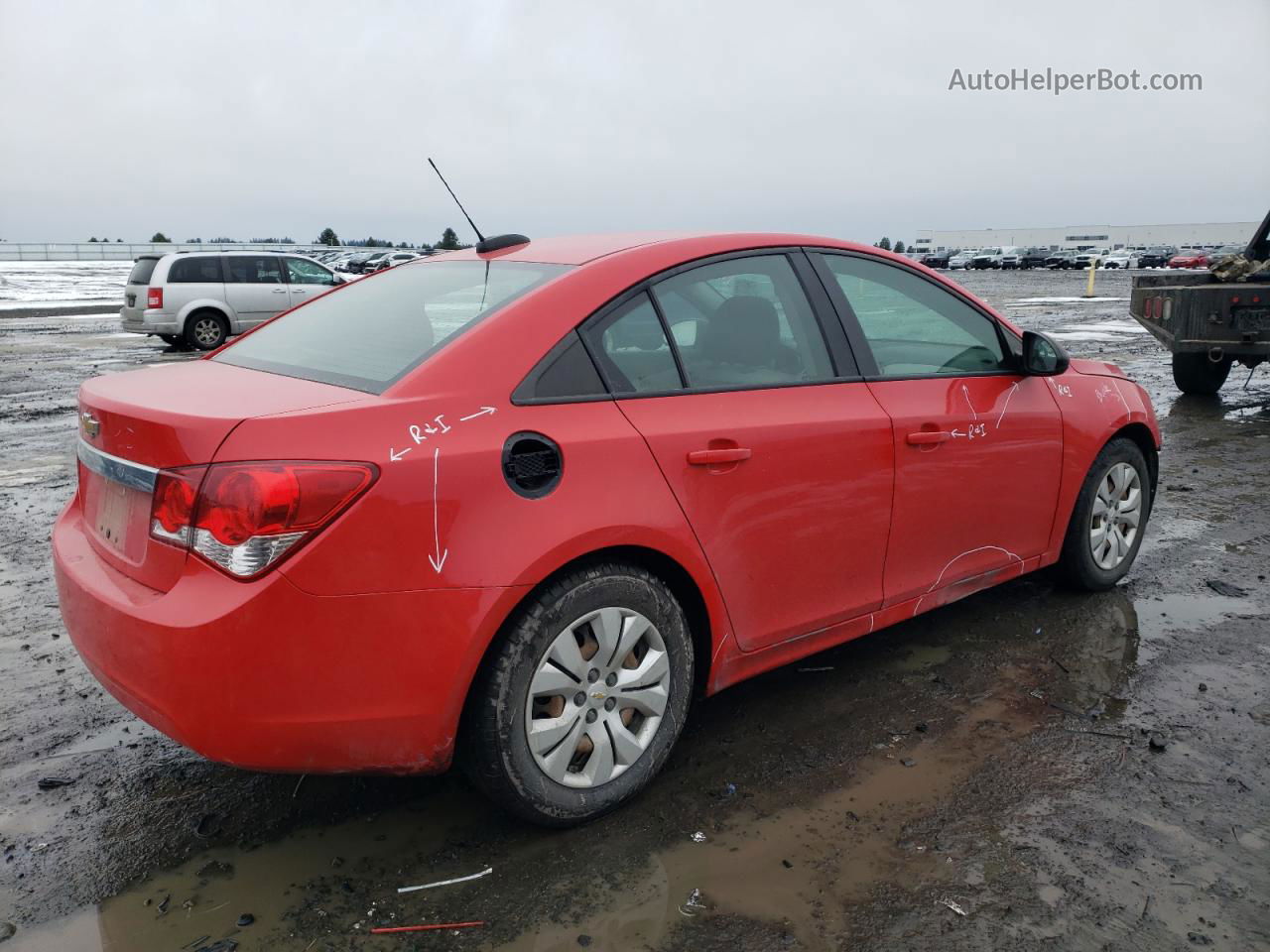 2016 Chevrolet Cruze Limited Ls Красный vin: 1G1PC5SG0G7114779