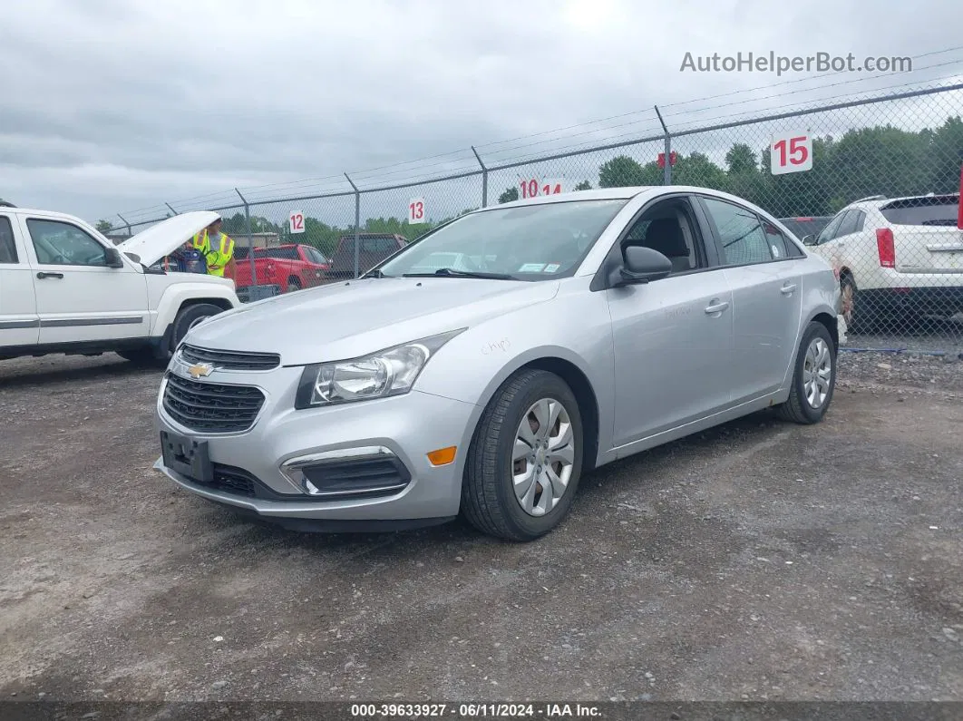 2016 Chevrolet Cruze Limited Ls Auto Silver vin: 1G1PC5SG8G7132236