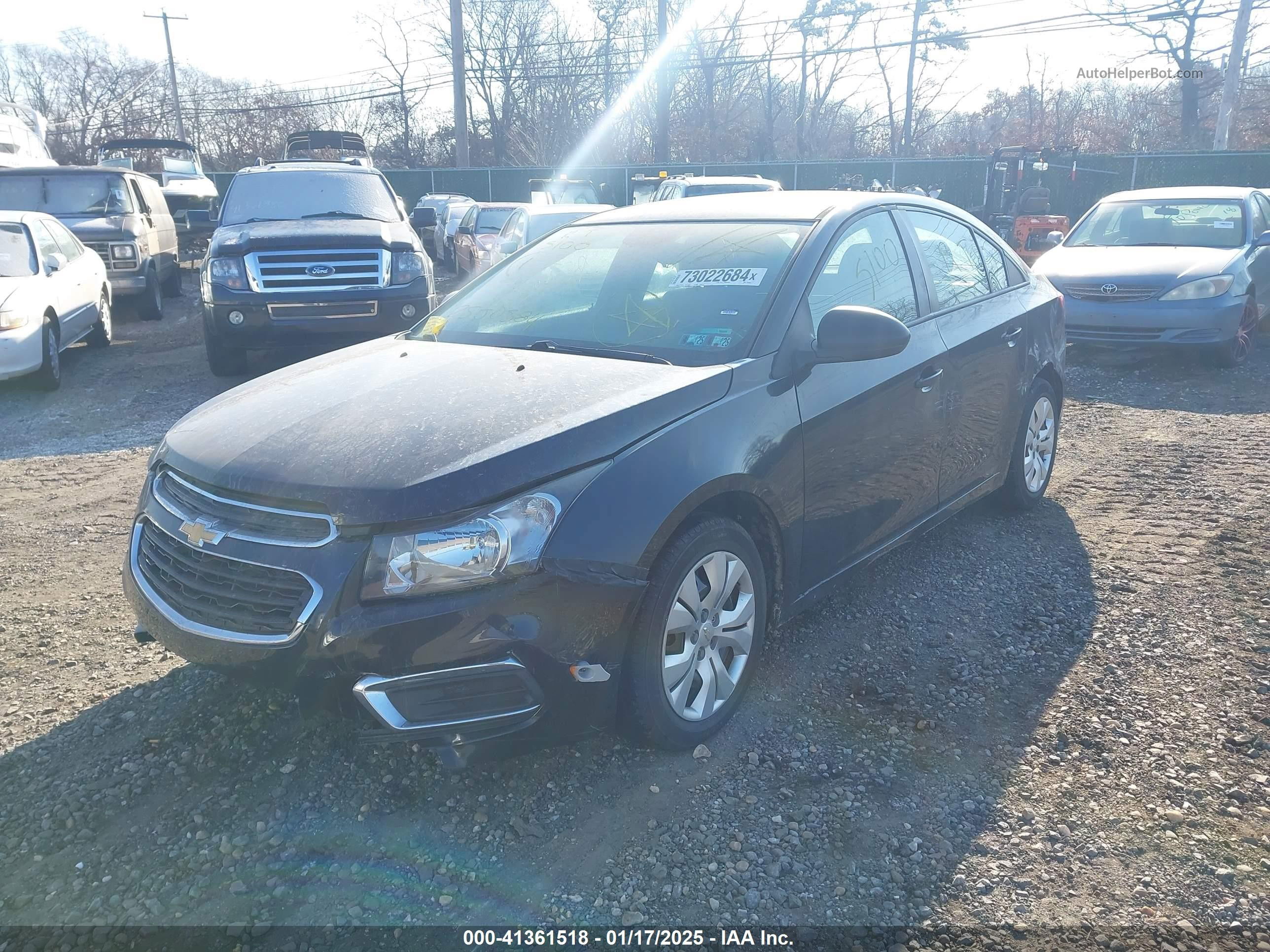 2016 Chevrolet Cruze Limited Ls Auto Black vin: 1G1PC5SG8G7222602