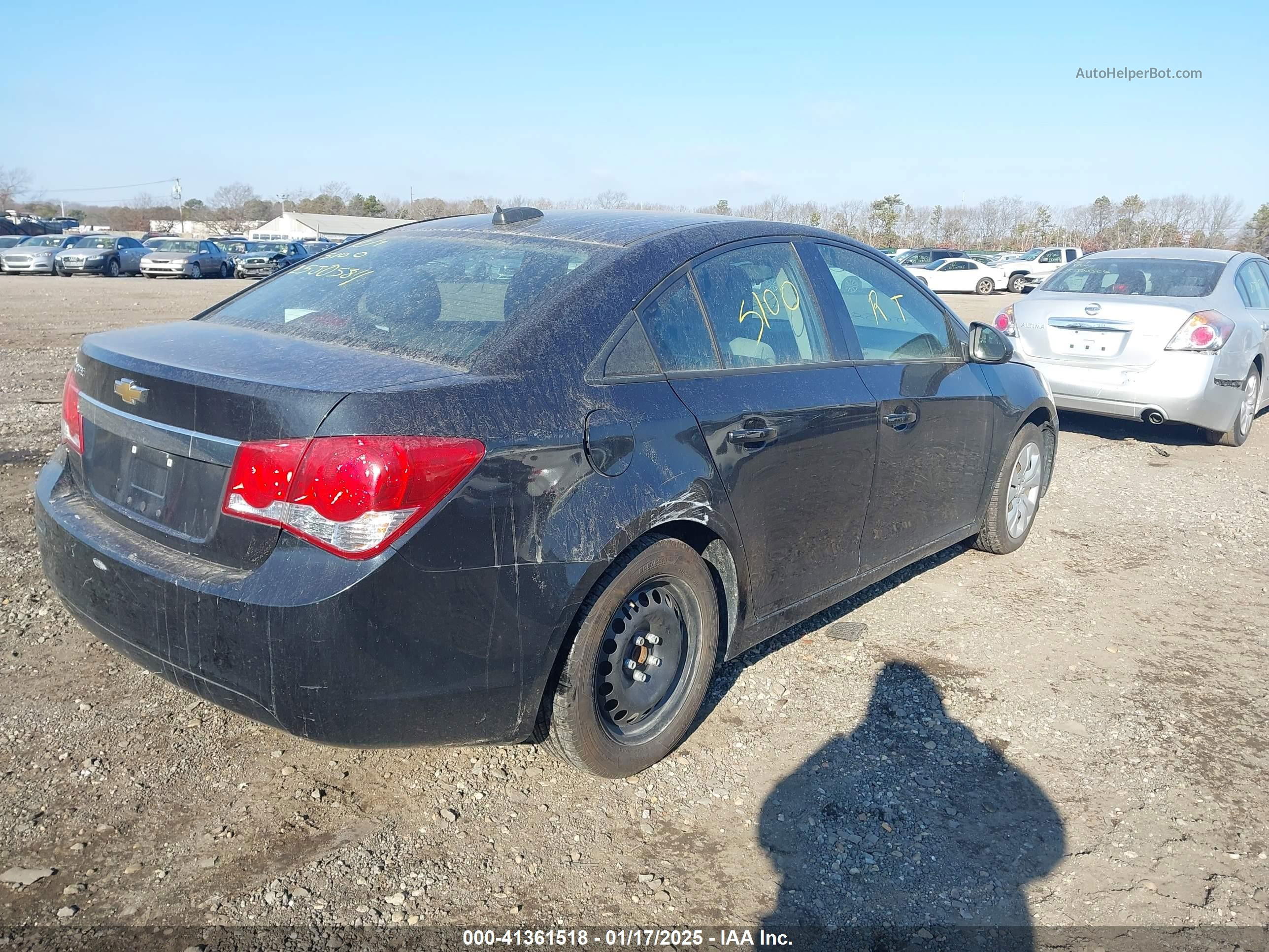 2016 Chevrolet Cruze Limited Ls Auto Black vin: 1G1PC5SG8G7222602