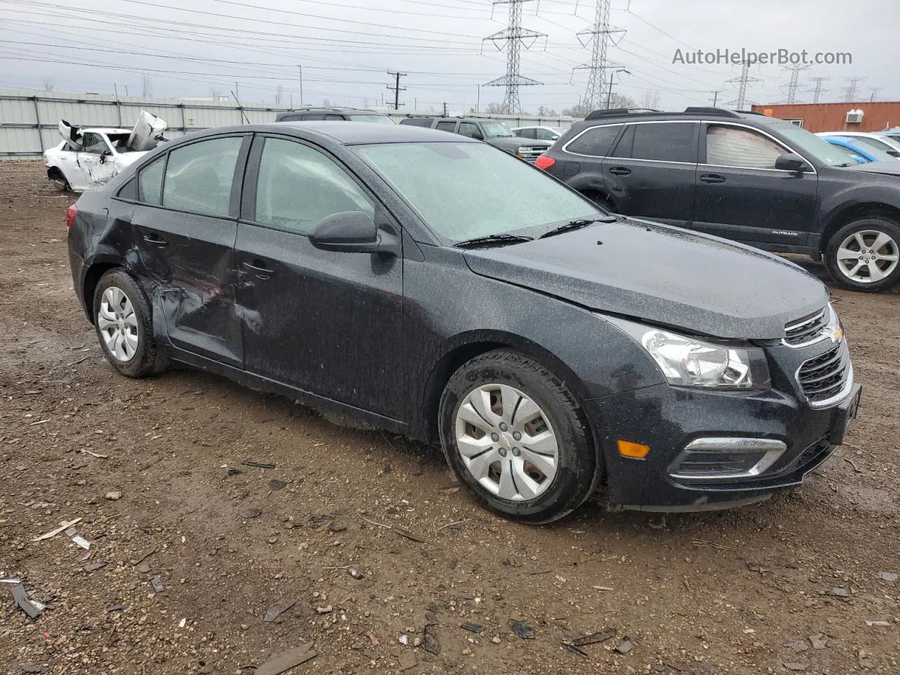 2016 Chevrolet Cruze Limited Ls Black vin: 1G1PC5SG9G7172664