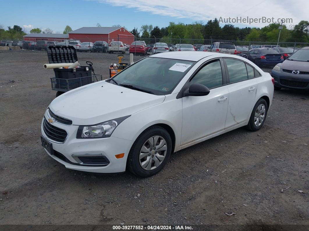 2016 Chevrolet Cruze Limited Ls Белый vin: 1G1PC5SG9G7187939