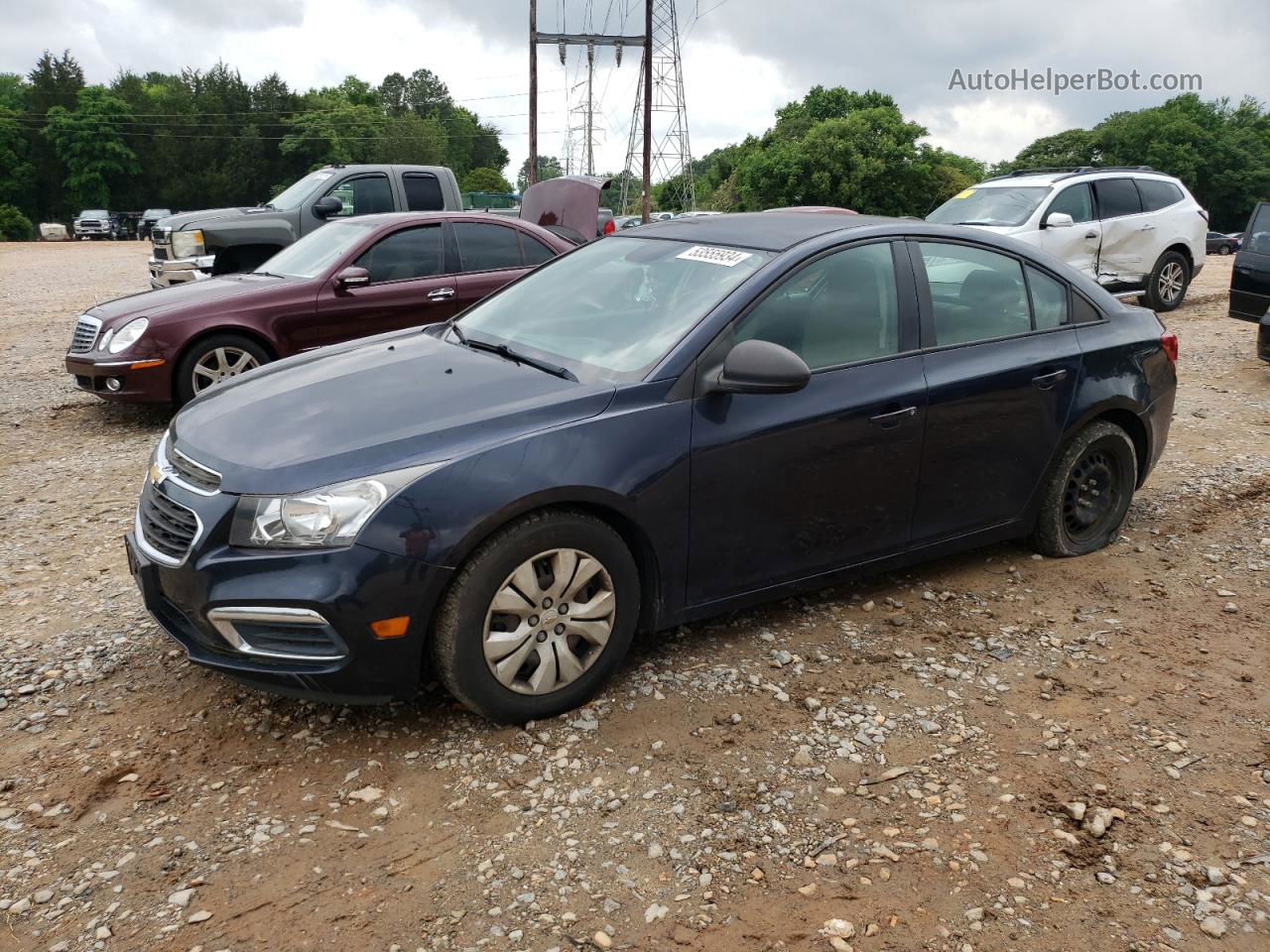 2016 Chevrolet Cruze Limited Ls Blue vin: 1G1PC5SGXG7216445