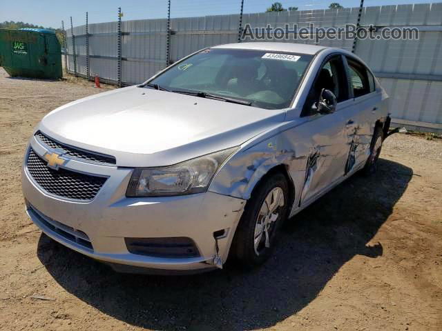 2012 Chevrolet Cruze Ls Silver vin: 1G1PC5SH0C7165556