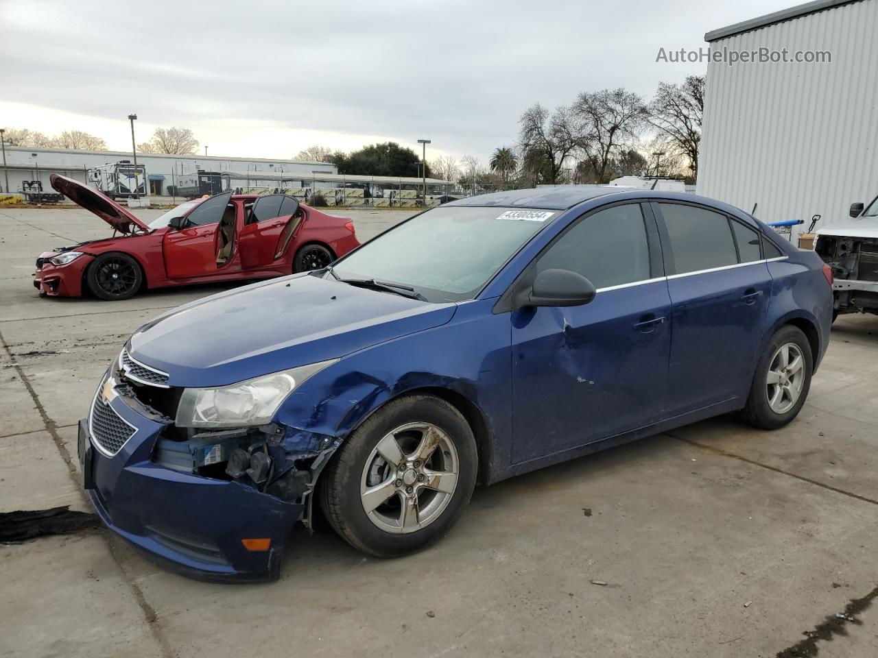 2012 Chevrolet Cruze Ls Blue vin: 1G1PC5SH0C7178209