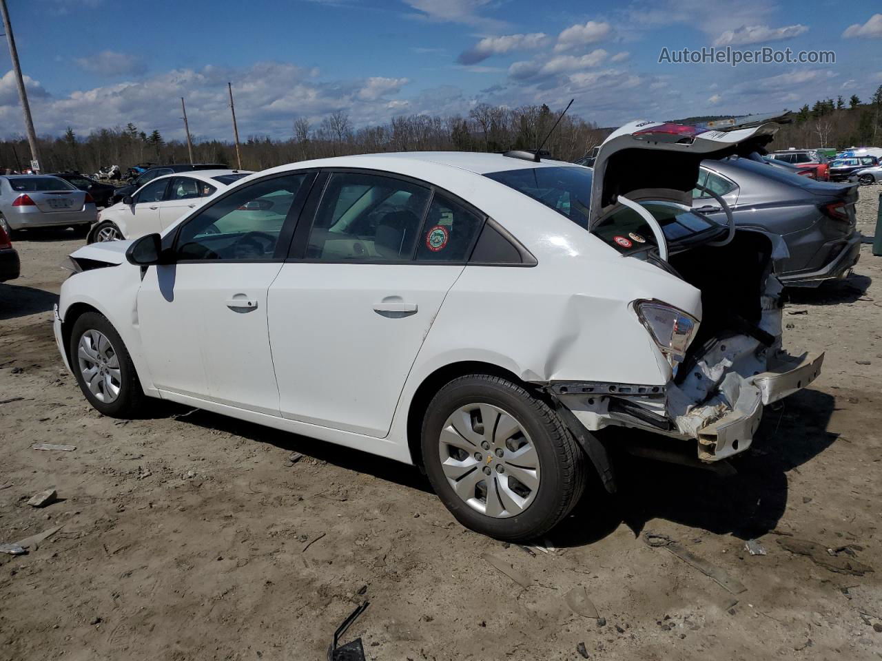 2016 Chevrolet Cruze Limited Ls Белый vin: 1G1PC5SH0G7203874