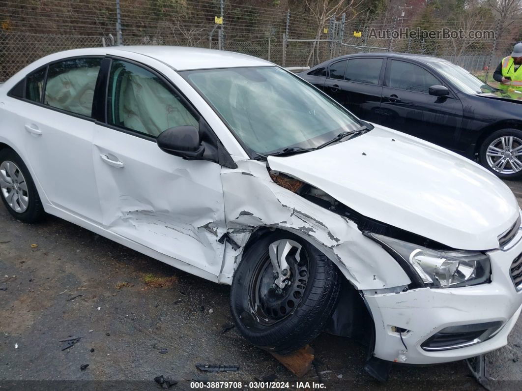 2016 Chevrolet Cruze Limited Ls Auto White vin: 1G1PC5SH0G7212476