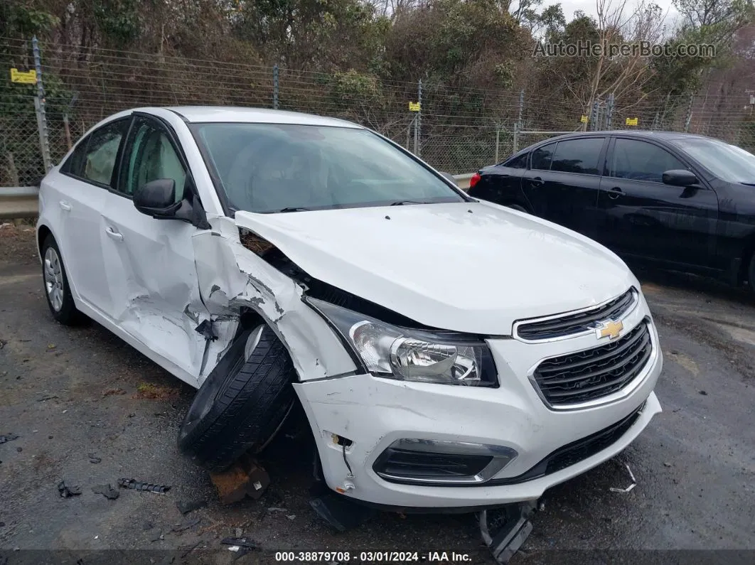 2016 Chevrolet Cruze Limited Ls Auto White vin: 1G1PC5SH0G7212476