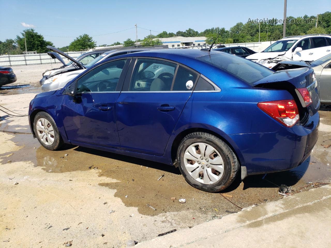 2012 Chevrolet Cruze Ls Blue vin: 1G1PC5SH1C7237493