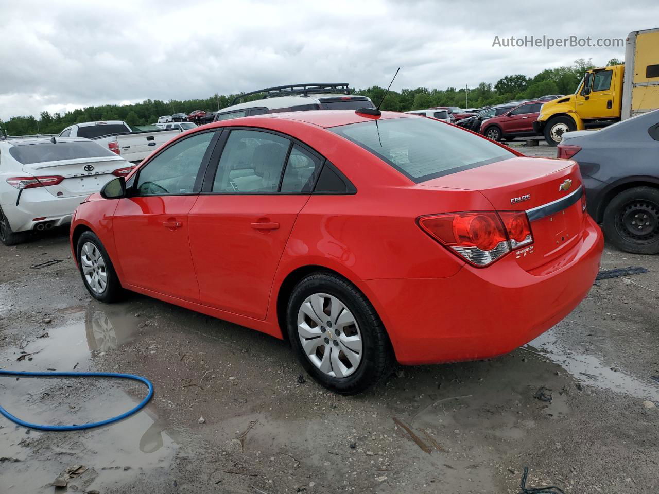 2016 Chevrolet Cruze Limited Ls Red vin: 1G1PC5SH1G7220392