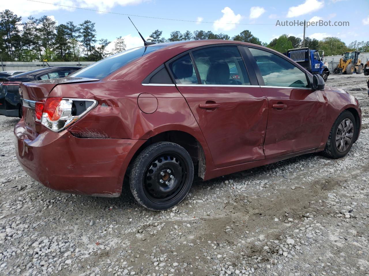 2012 Chevrolet Cruze Ls Red vin: 1G1PC5SH2C7198560