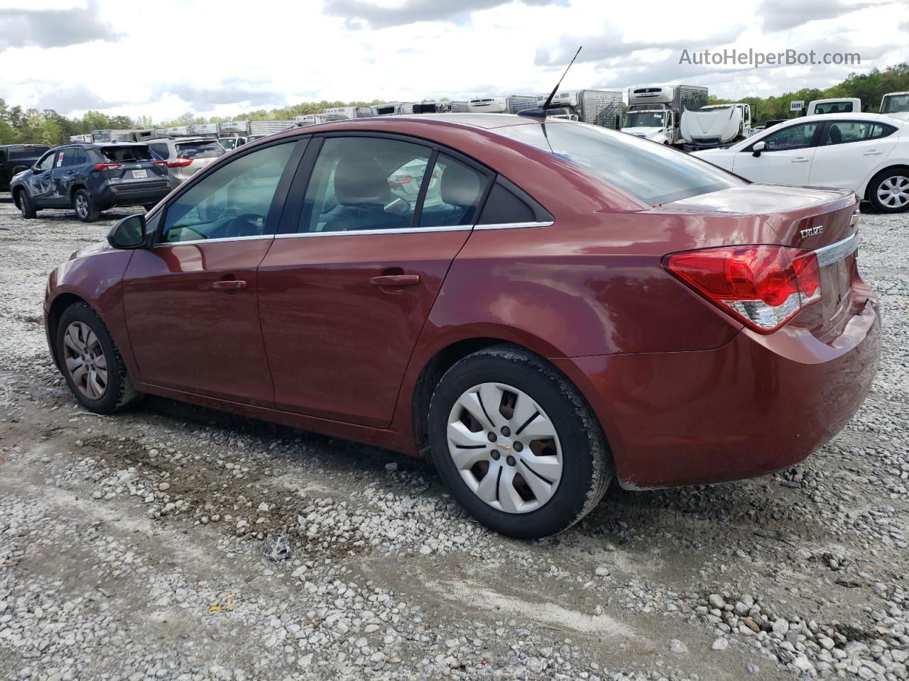 2012 Chevrolet Cruze Ls Red vin: 1G1PC5SH2C7198560