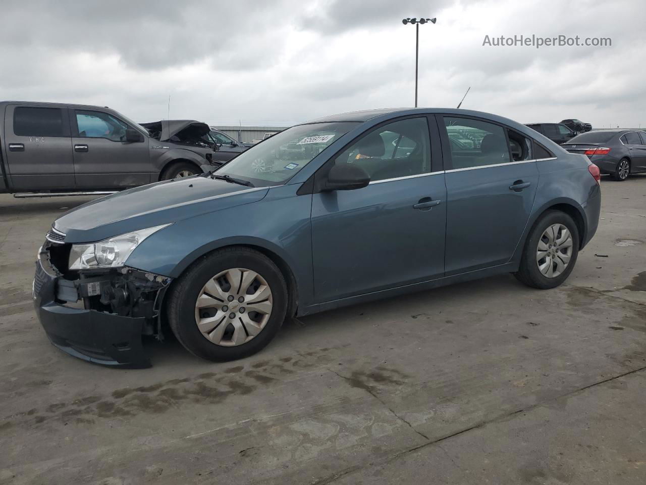 2012 Chevrolet Cruze Ls Blue vin: 1G1PC5SH2C7219892