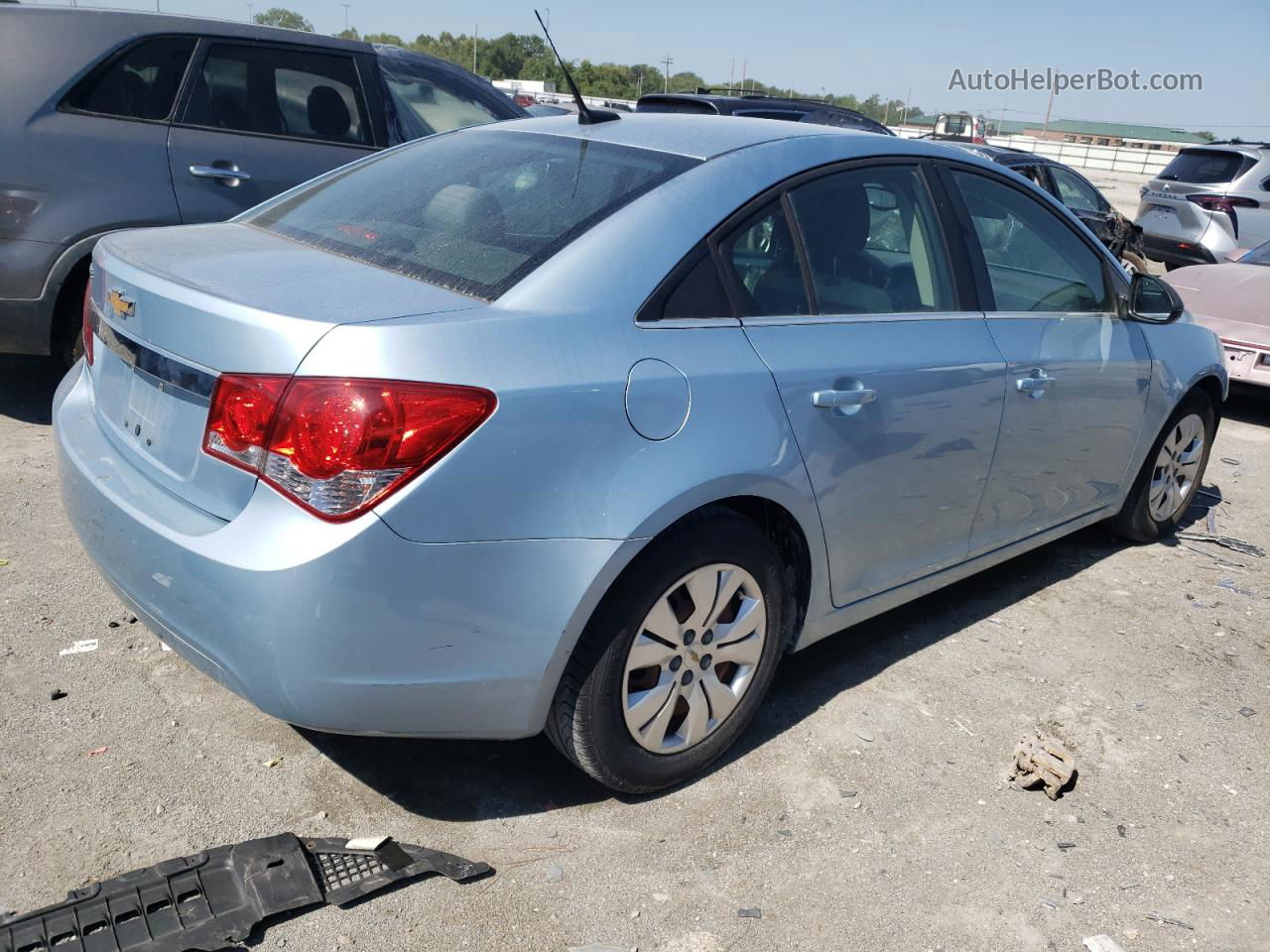 2012 Chevrolet Cruze Ls Blue vin: 1G1PC5SH2C7241892