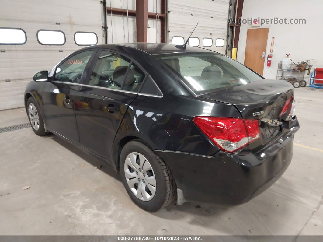 2012 Chevrolet Cruze Ls Black vin: 1G1PC5SH2C7370702