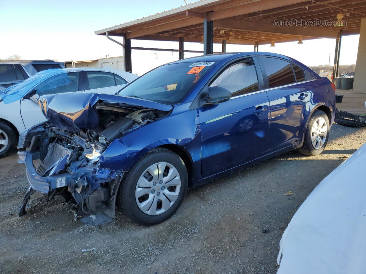 2012 Chevrolet Cruze Ls Blue vin: 1G1PC5SH2C7383014