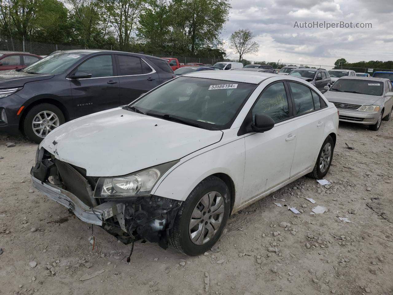 2016 Chevrolet Cruze Limited Ls White vin: 1G1PC5SH2G7158419