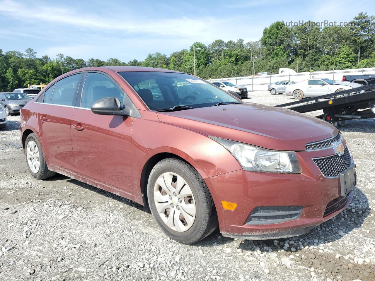 2012 Chevrolet Cruze Ls Brown vin: 1G1PC5SH3C7237446